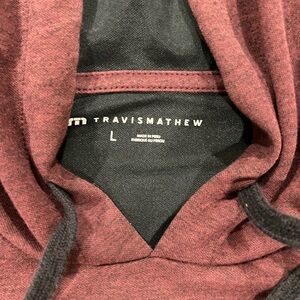 Travis Mathew Men's Fibercloud Hoodie in Maroon